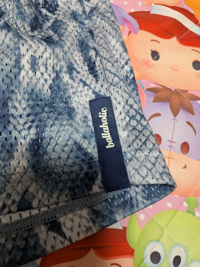 ウェア ballaholic Snake Mesh Zip Shorts (gray)