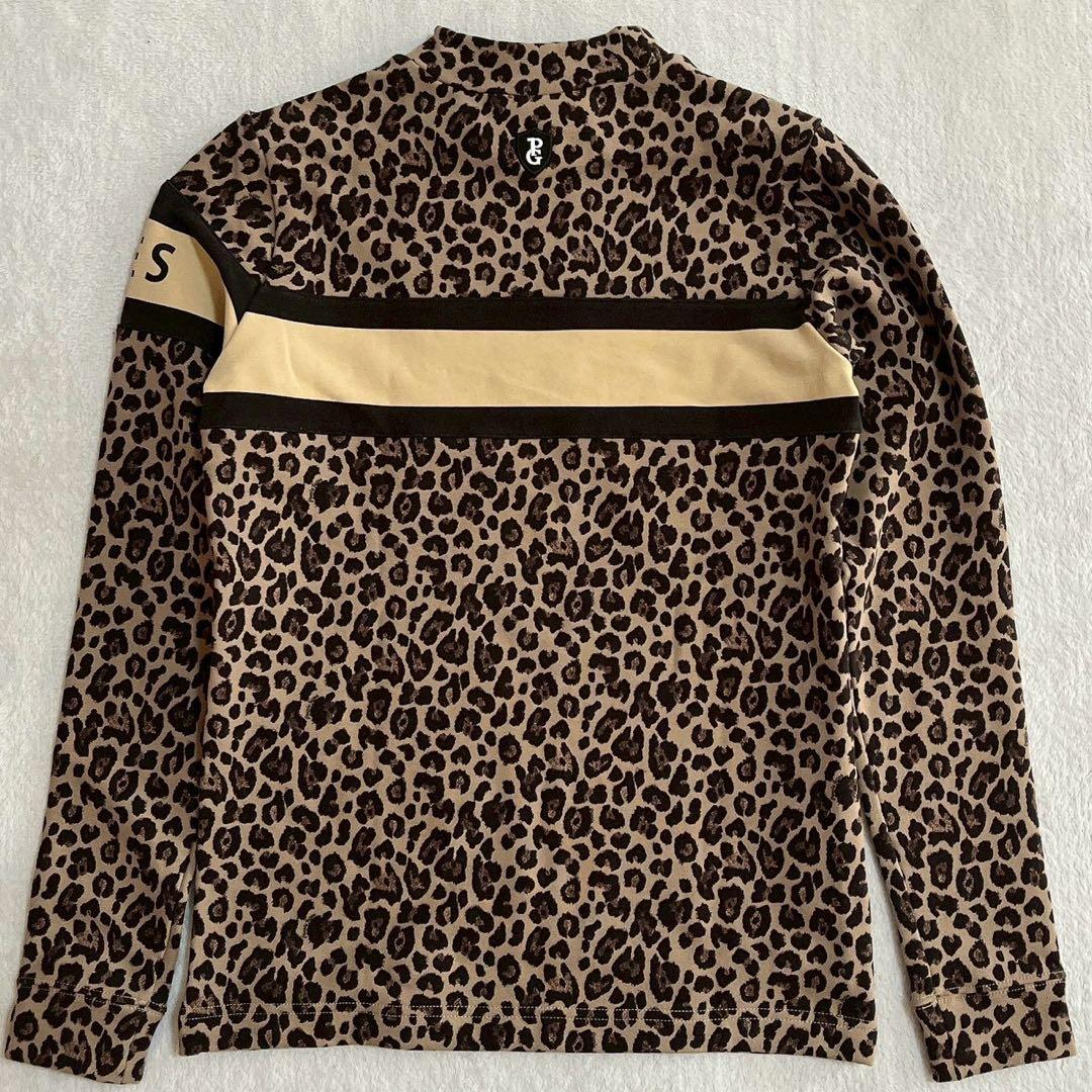 極美　パーリーゲイツ 　セットアップ　モックネック　スカート　ひょう　レオパード