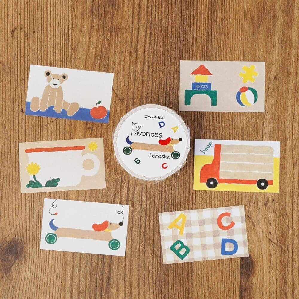 れのすか★ロール付箋　My favorites