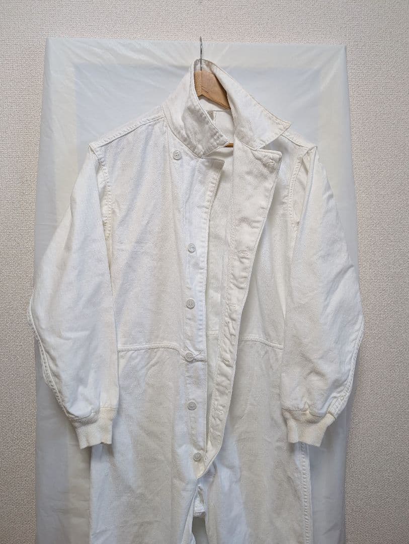 ヴィンテージ US ARMY コットンサテン つなぎ カバーオール