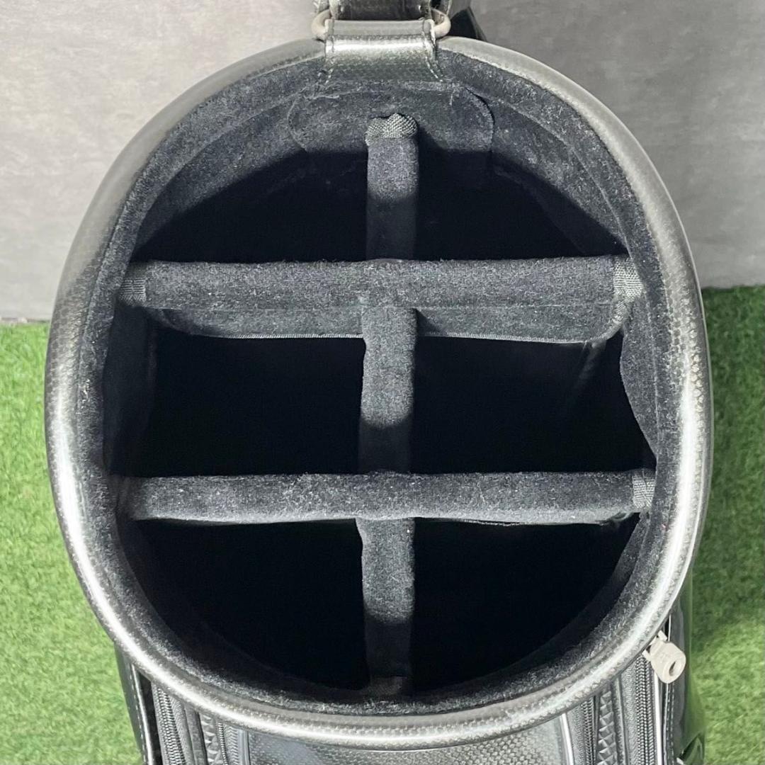 マンシングウェア キャディバッグ ゴルフバッグ エナメル 3点式 ツアーモデル