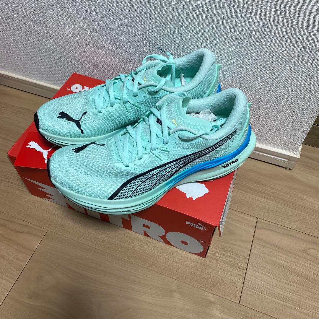 PUMA プーマ　ディヴィエイト　ニトロ 3 ランニングシューズ 25.5 cm