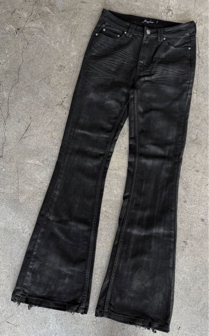 パンツ HAND WAXED FLARED DENIM