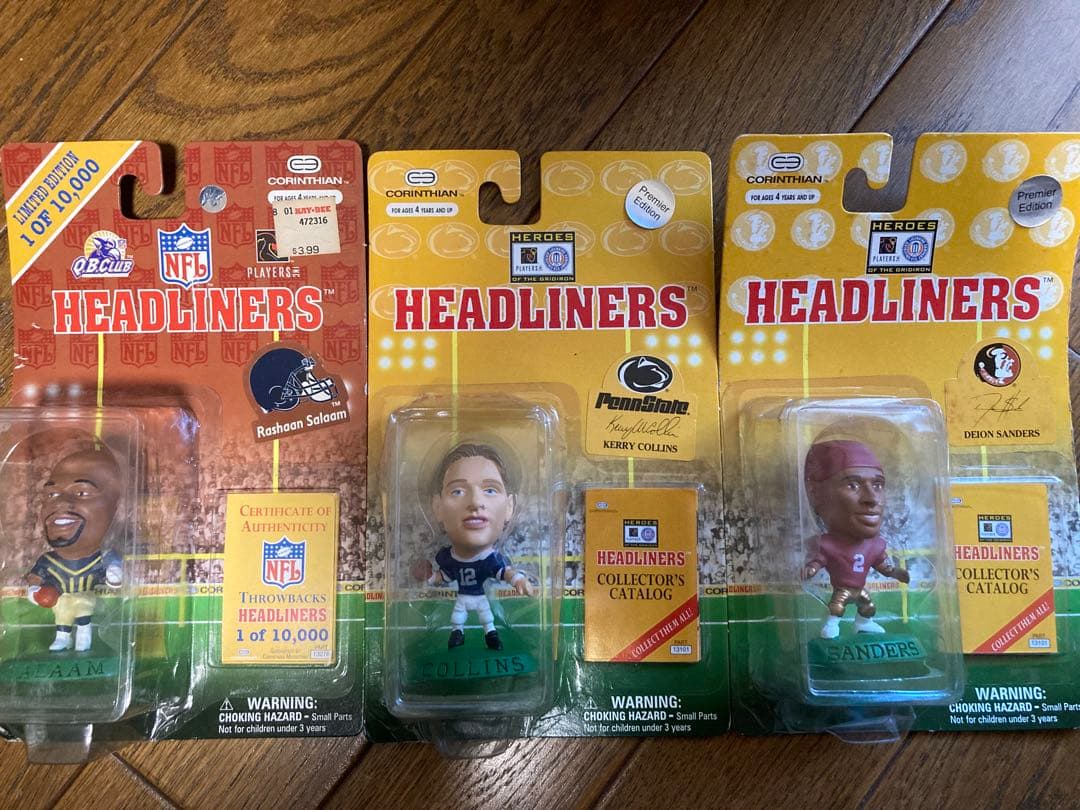 NFL Headliners ヘッドライナーズ　37体セット　コリンシアン