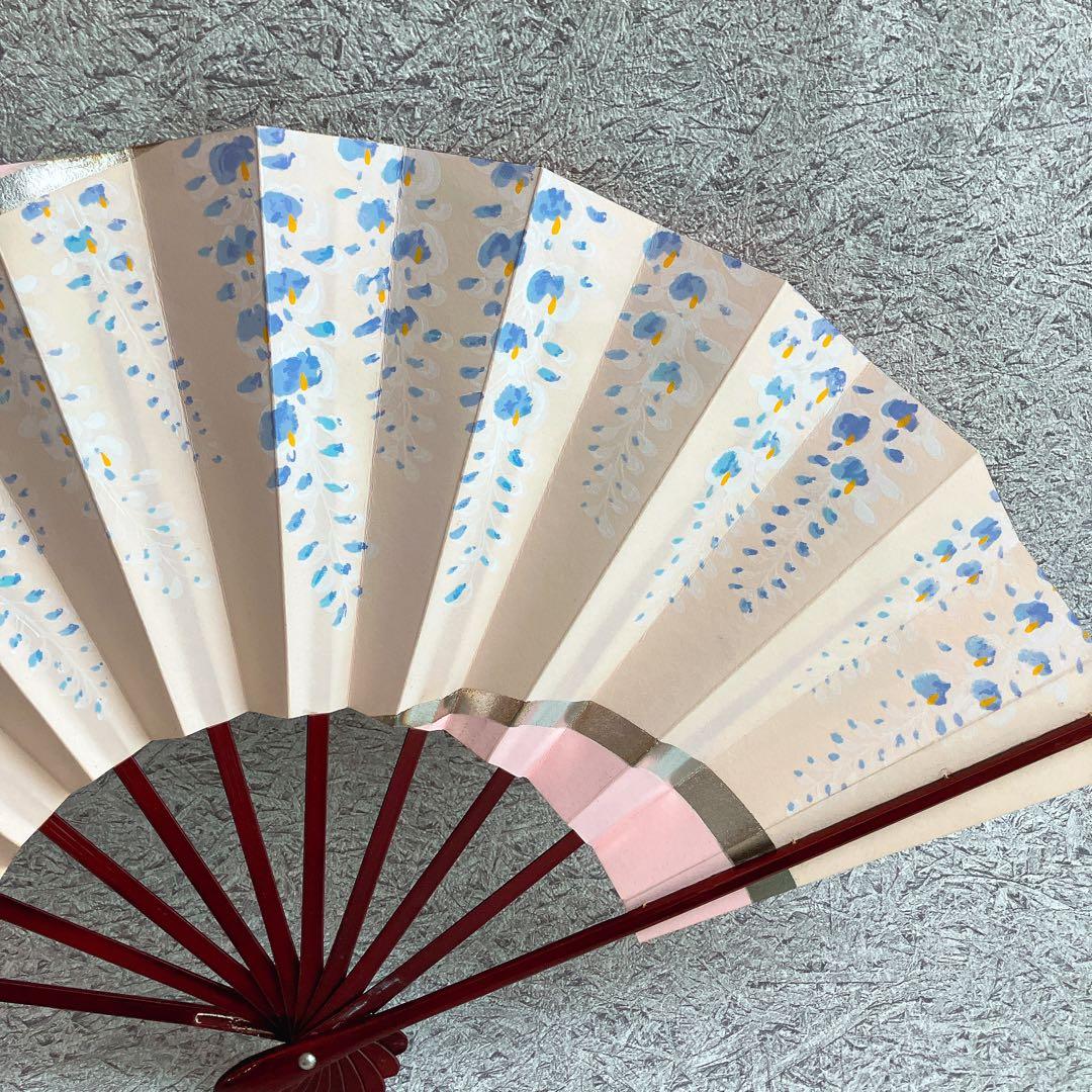 舞扇子3点セット 専用ケース付き 桜 藤 和柄扇子 舞扇