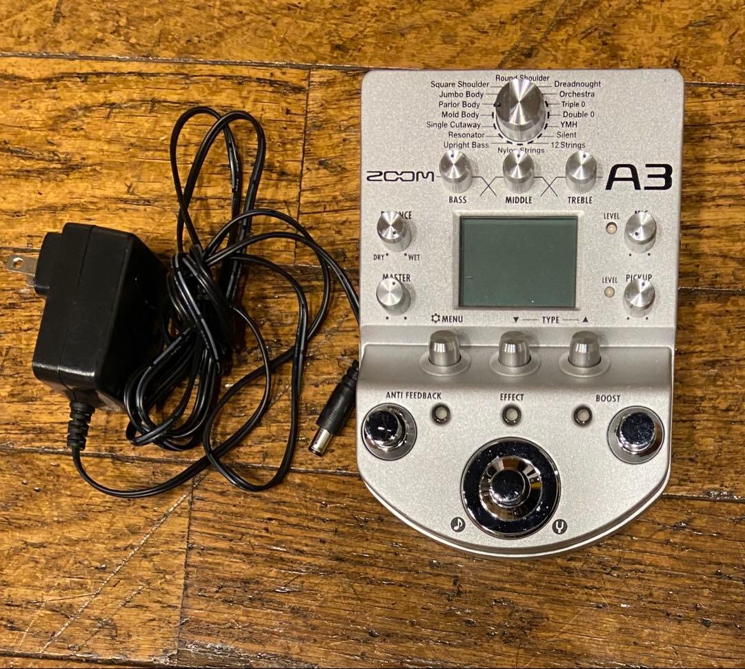 Zoom A3 アコースティックギターエフェクター