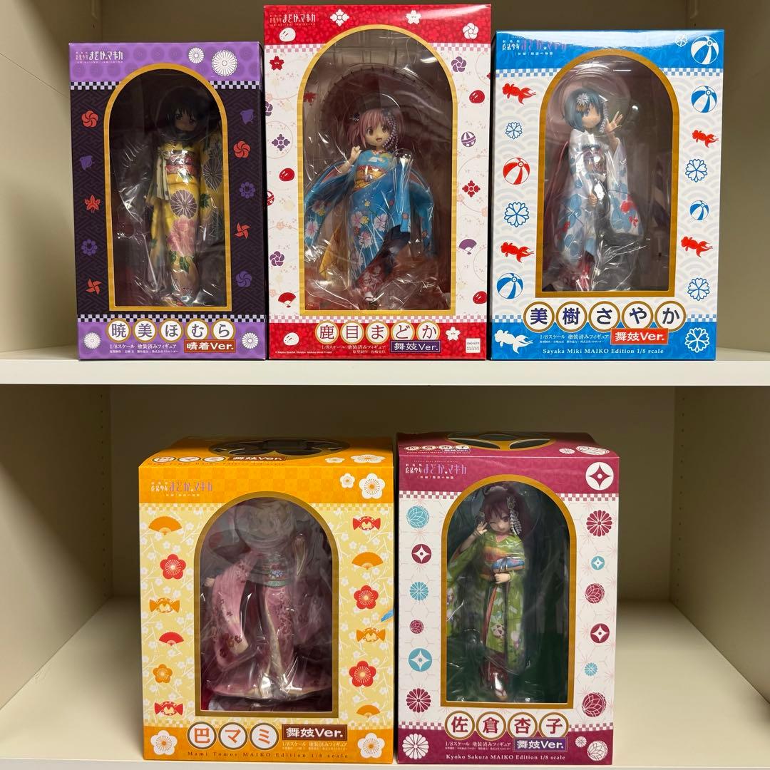 魔法少女まどか☆マギカ 舞妓・晴着ver 1/8スケールフィギュア 5体セット