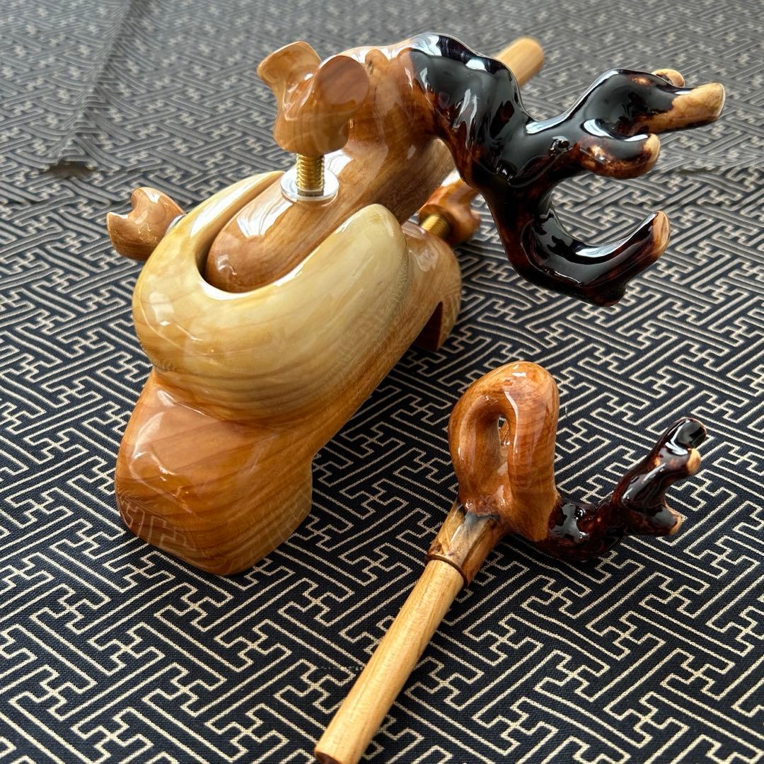 へらぶな　万力　値下げ　山桧　大砲万力　天然木 へらぶな