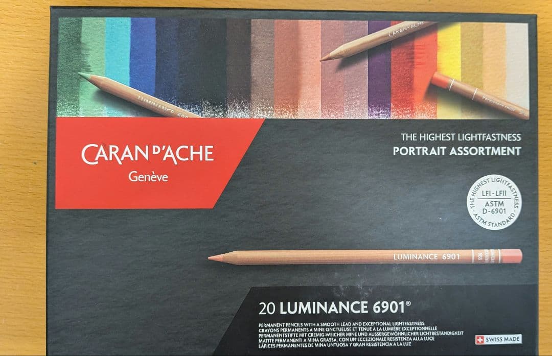 CARAN D'ACHE LUMINANCE 6901 20色セット