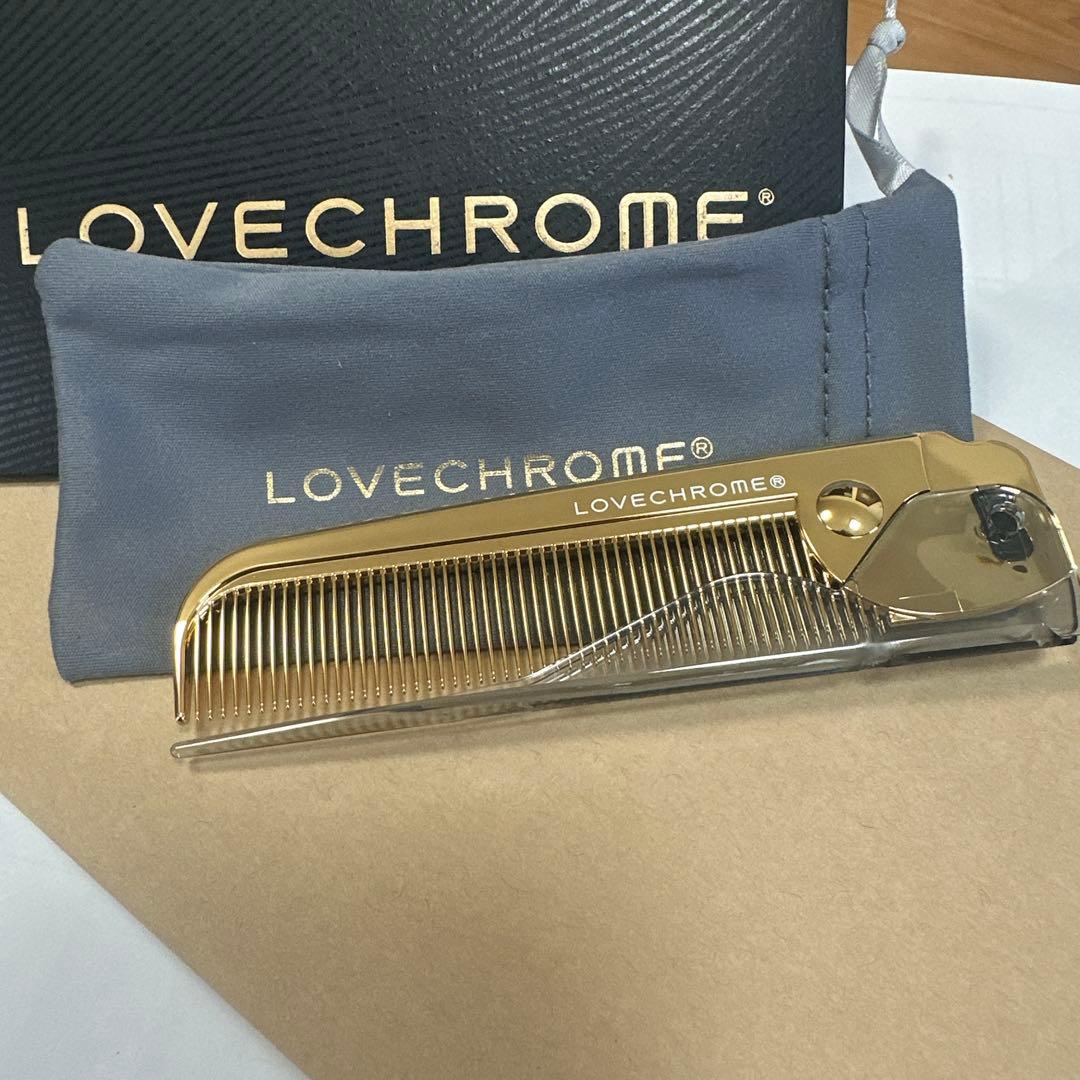 LOVE CHROME K24GP BANGS COMB GOLD ラブクロム