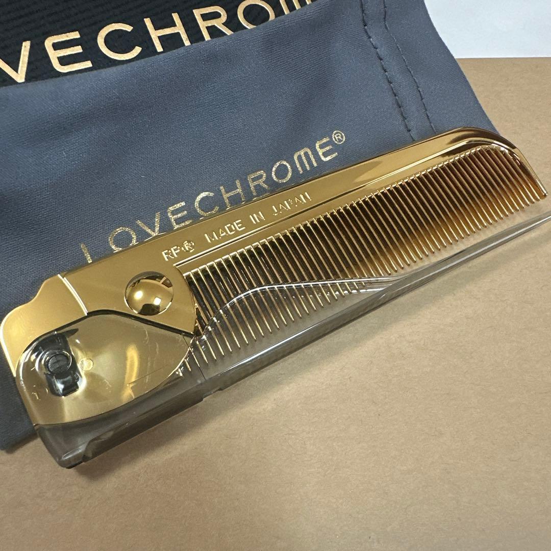LOVE CHROME K24GP BANGS COMB GOLD ラブクロム