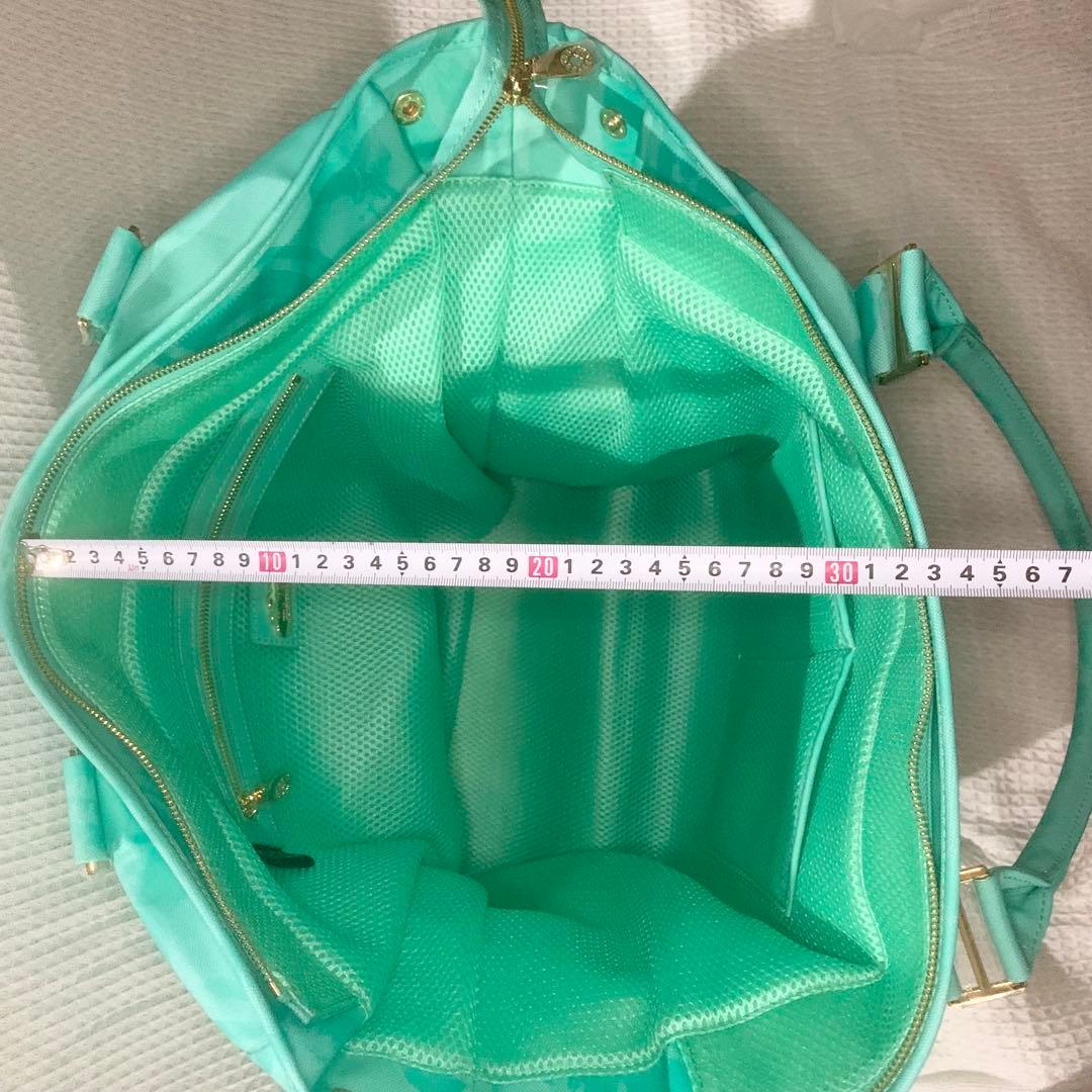 未使用◎muta ゴルフ BIG トート ロッカーバッグ ハイビスカス グリーン