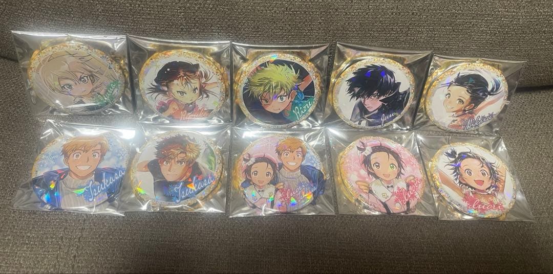 メダリスト　マンガ展　缶バッジ　セット