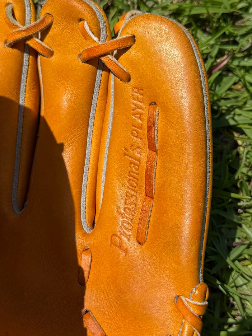 ゆず　ハイゴールド　心極　右投げ　軟式用グローブ