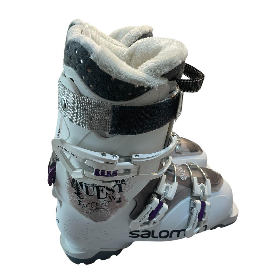 レディース　ACCES60 サロモン/スキーブーツ/24-24.5cm/白