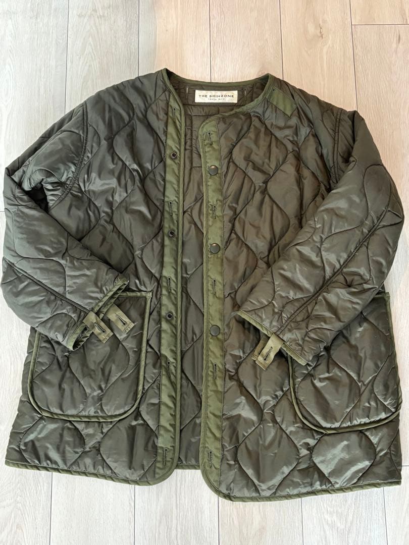 【Shinzone】定価8.3万円　フィールドパーカー　オリーブ 34
