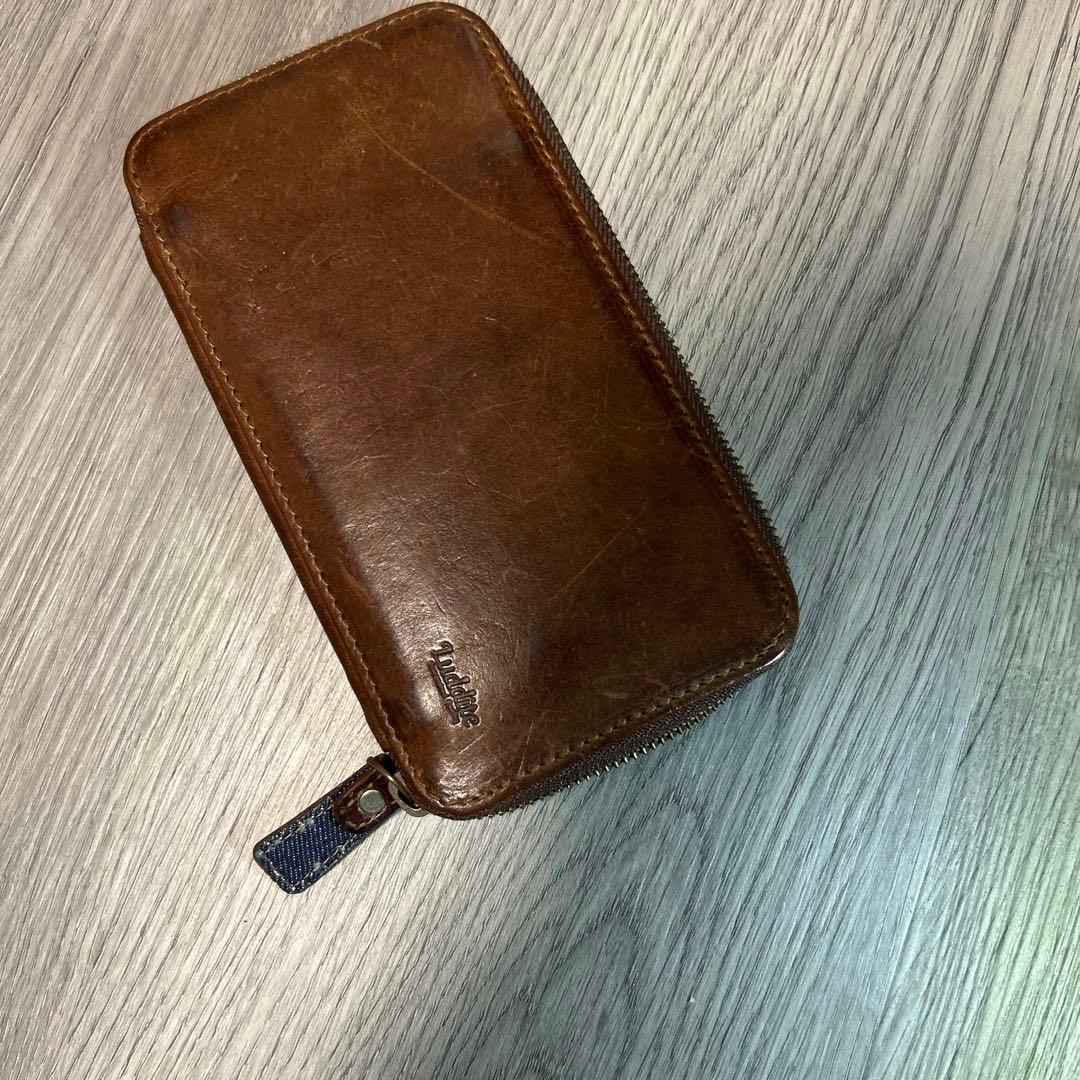 Luddite レザー 筆箱 ブラウン