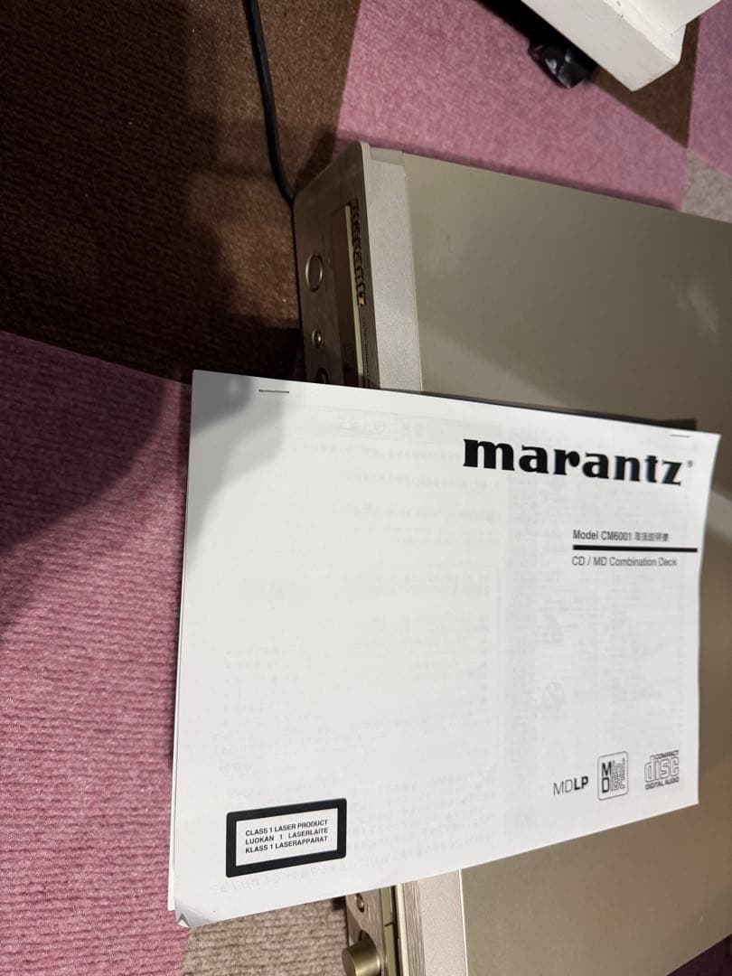 動作品　Marantz CM6001 CD/MD リモコン付き　マランツ