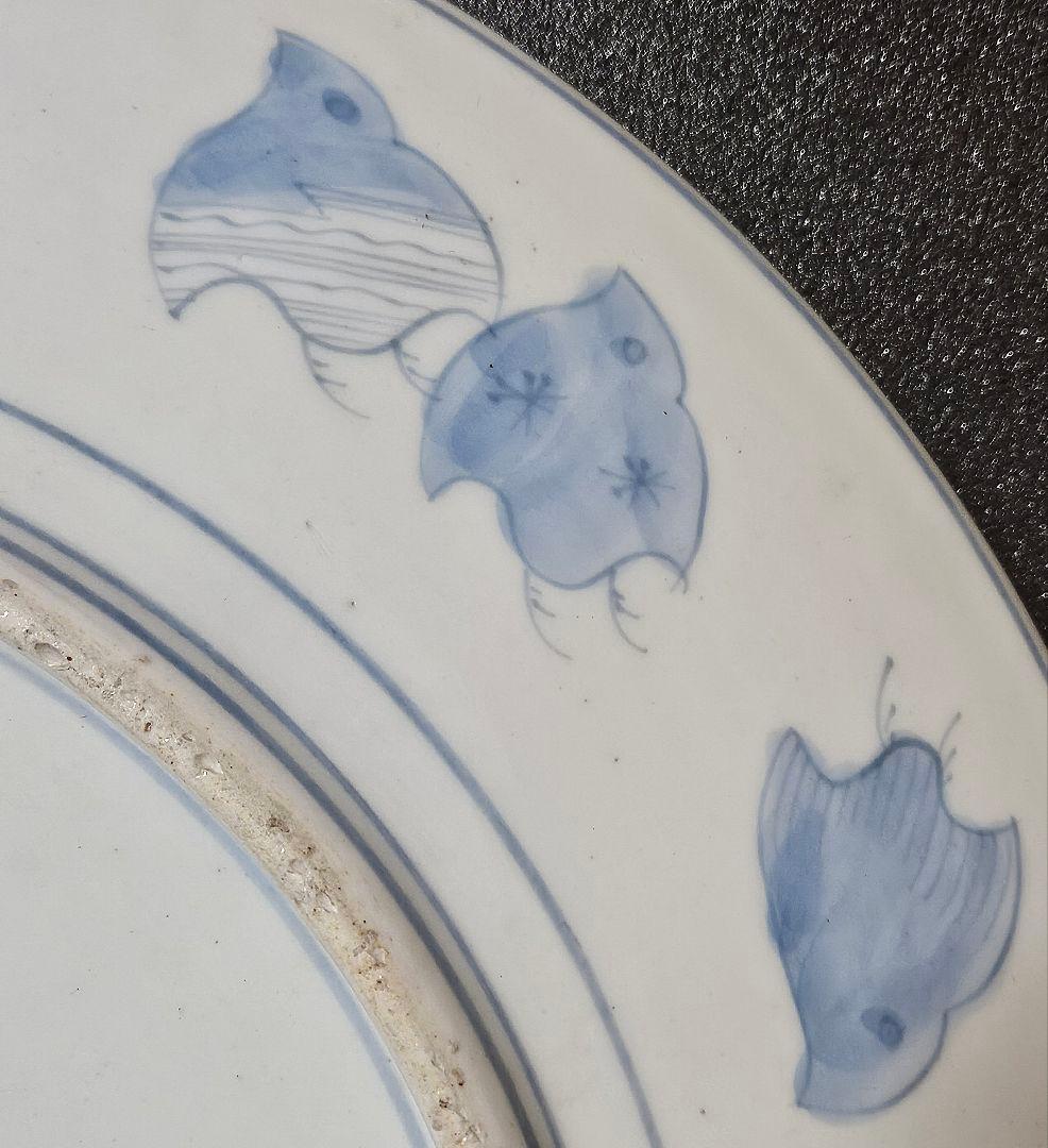 【名品❗】江戸末期～明治初期　古伊万里　金襴染錦　桜に雲錦大波市松文　最上作大皿