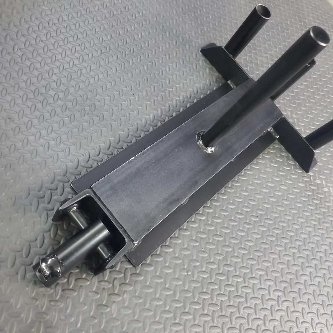 Tバーロウトレーニングプレートサポート+ストレートバーサポート28mmプレート