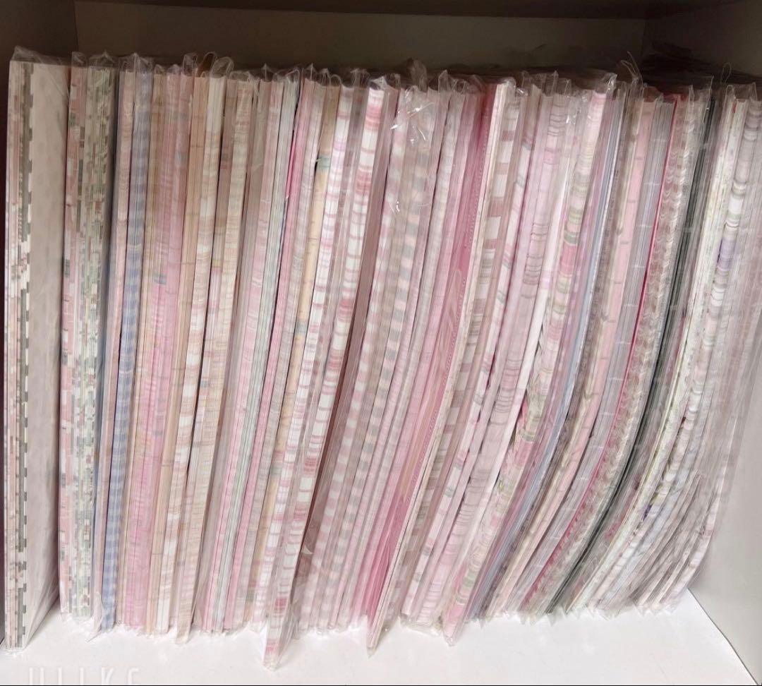 ピンク系ラッピングペーパーセット