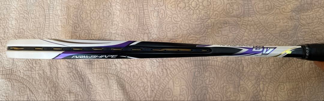 【廃盤レア美品】YONEX NANOFORCE 8V ソフトテニスラケット 紫