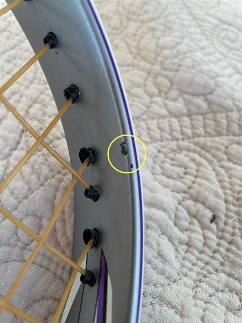 【廃盤レア美品】YONEX NANOFORCE 8V ソフトテニスラケット 紫