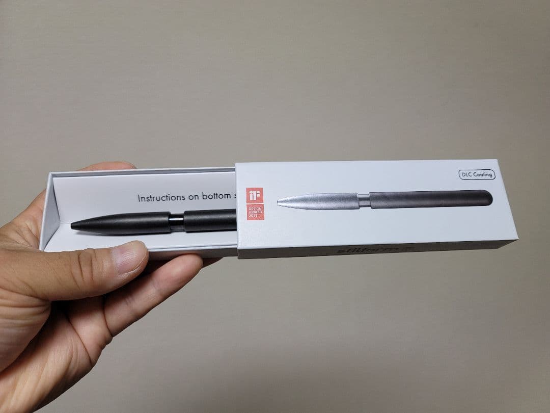 stilform チタニウム　黒 DLCコーティング ボールペン　チタ