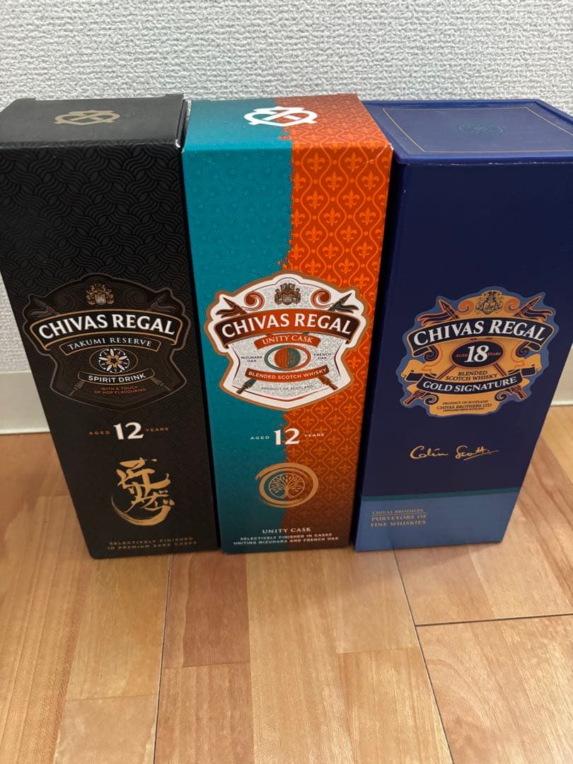 CHIVAS REGAL 12年・18年 ウイスキー3本セット