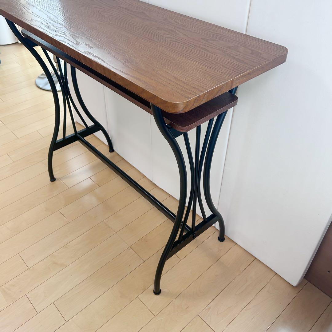 バーカウンター ハイテーブル カウンターテーブル 机 ミッドセンチュリー　カフェ