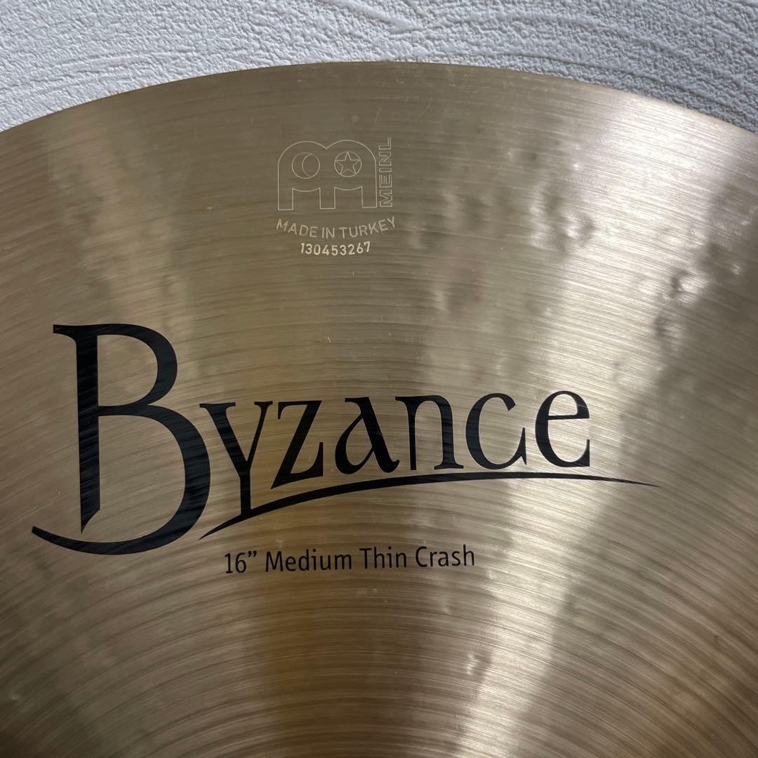パーカッション・打楽器 Byzance Traditional Medium Thin Crash 16