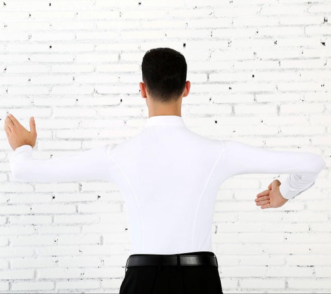 NY製　社交ダンス　ワイシャツ　スリムフィット