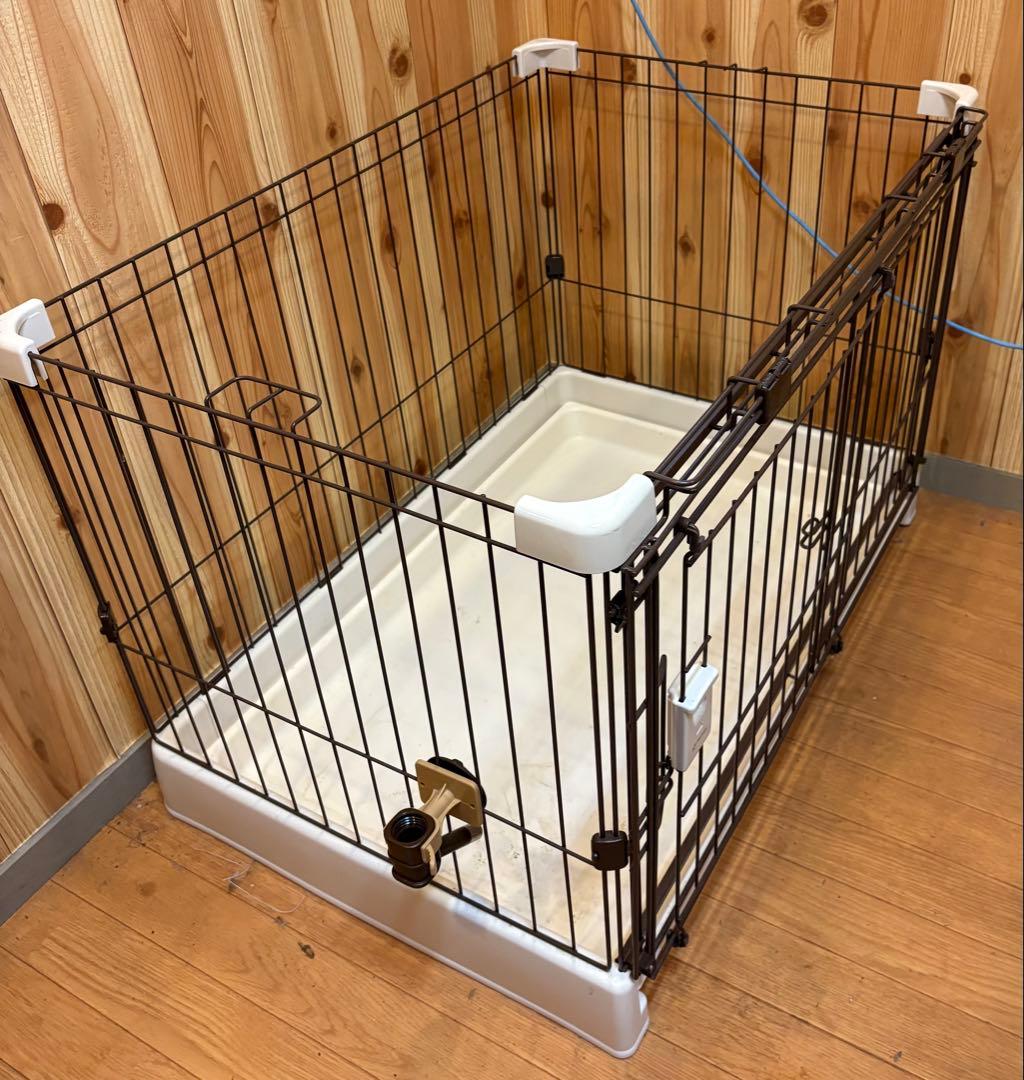 Richell 犬用ケージ アイボリー 90×60 cm