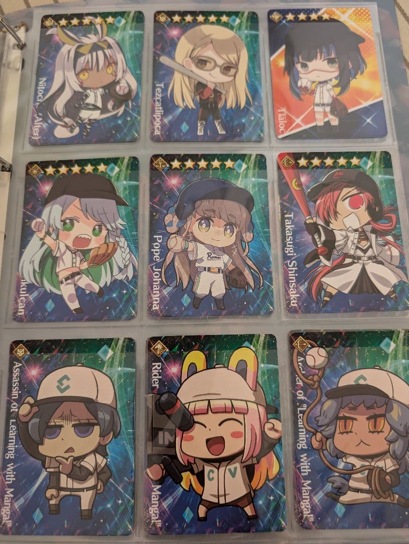 野球カード　fgo　Quick　コンプリートまとめ売り