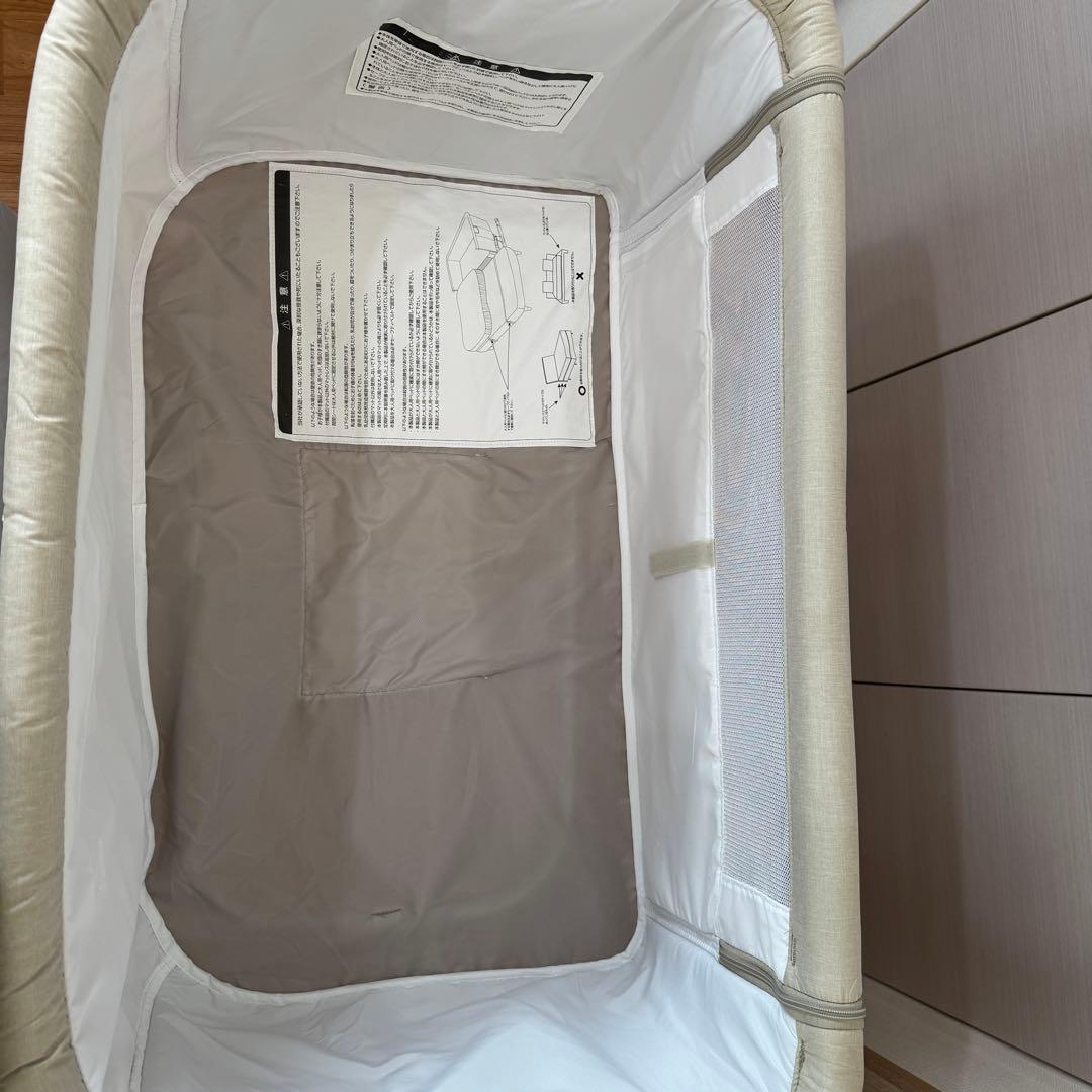 【美品】KATOJI Soine 折りたたみ式ベビーベッド