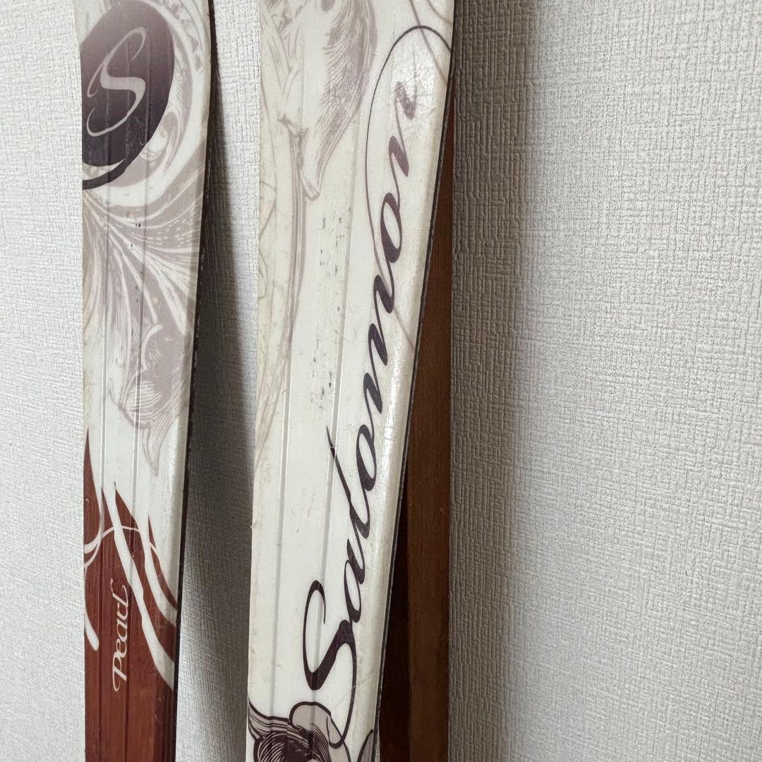 salomon pearl スキーセット板158cm