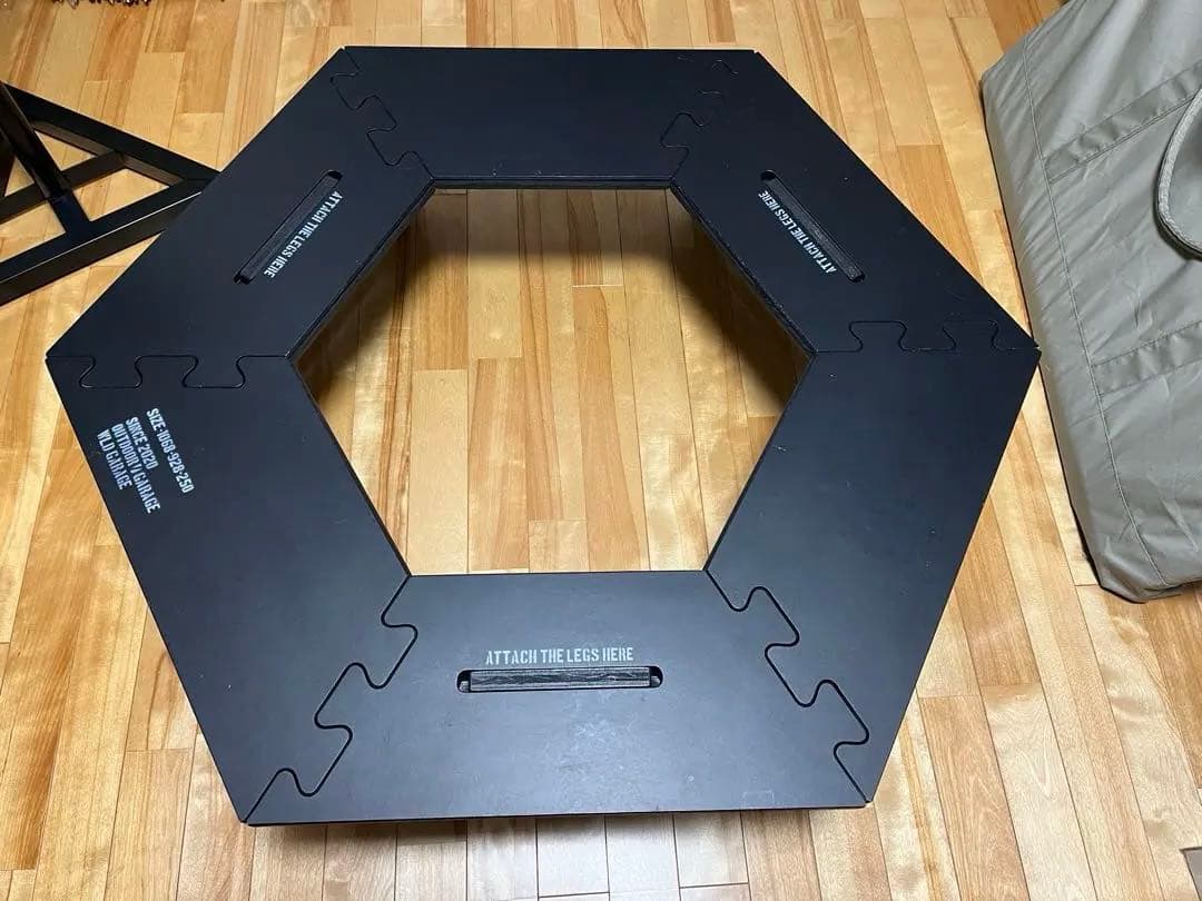 wld garage ワイルドガレージ　ヘキサテーブル　収納バッグ付　キャンプ