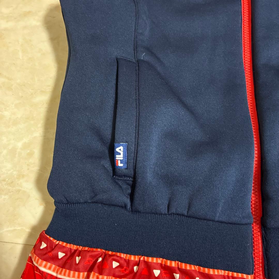 新品未使用　Fila リバーシブルゴルフウェア　赤 キルティング ワンピース