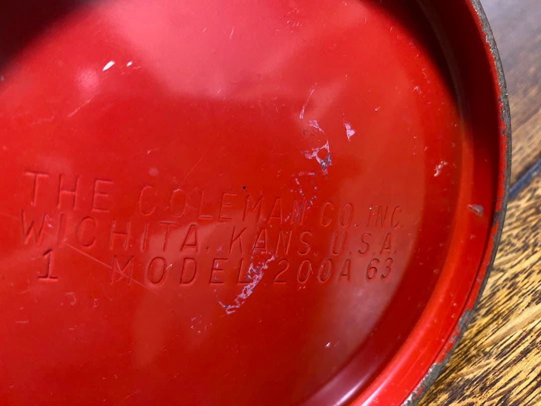 Coleman /コールマン 200Aランタン1963年1月/希少REDボーダー