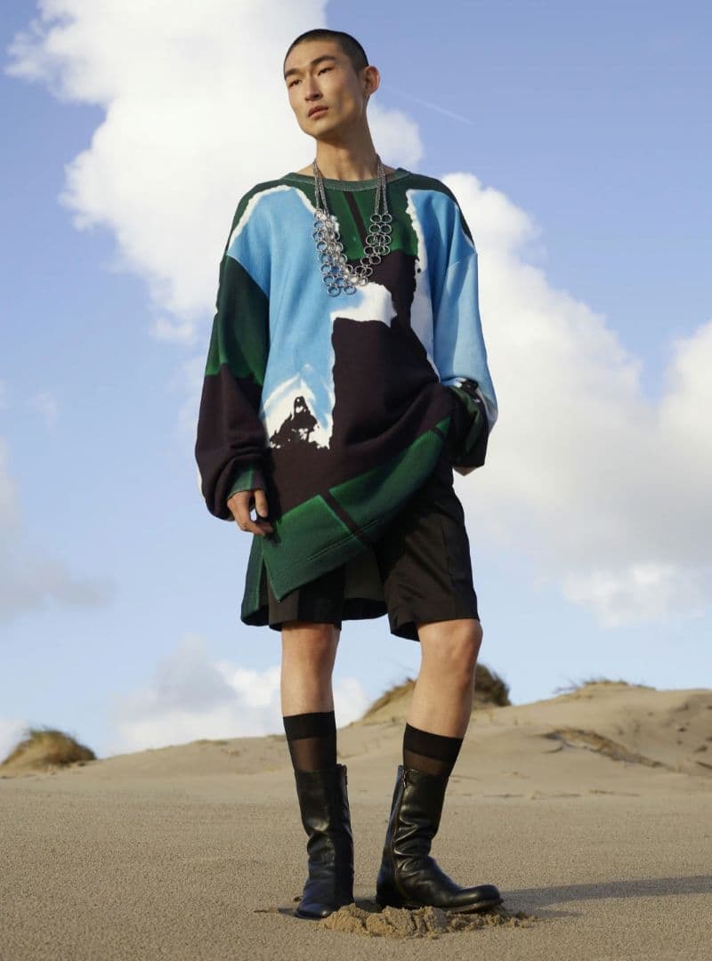 21ss DRIES VAN NOTEN × Len Lye スウェット