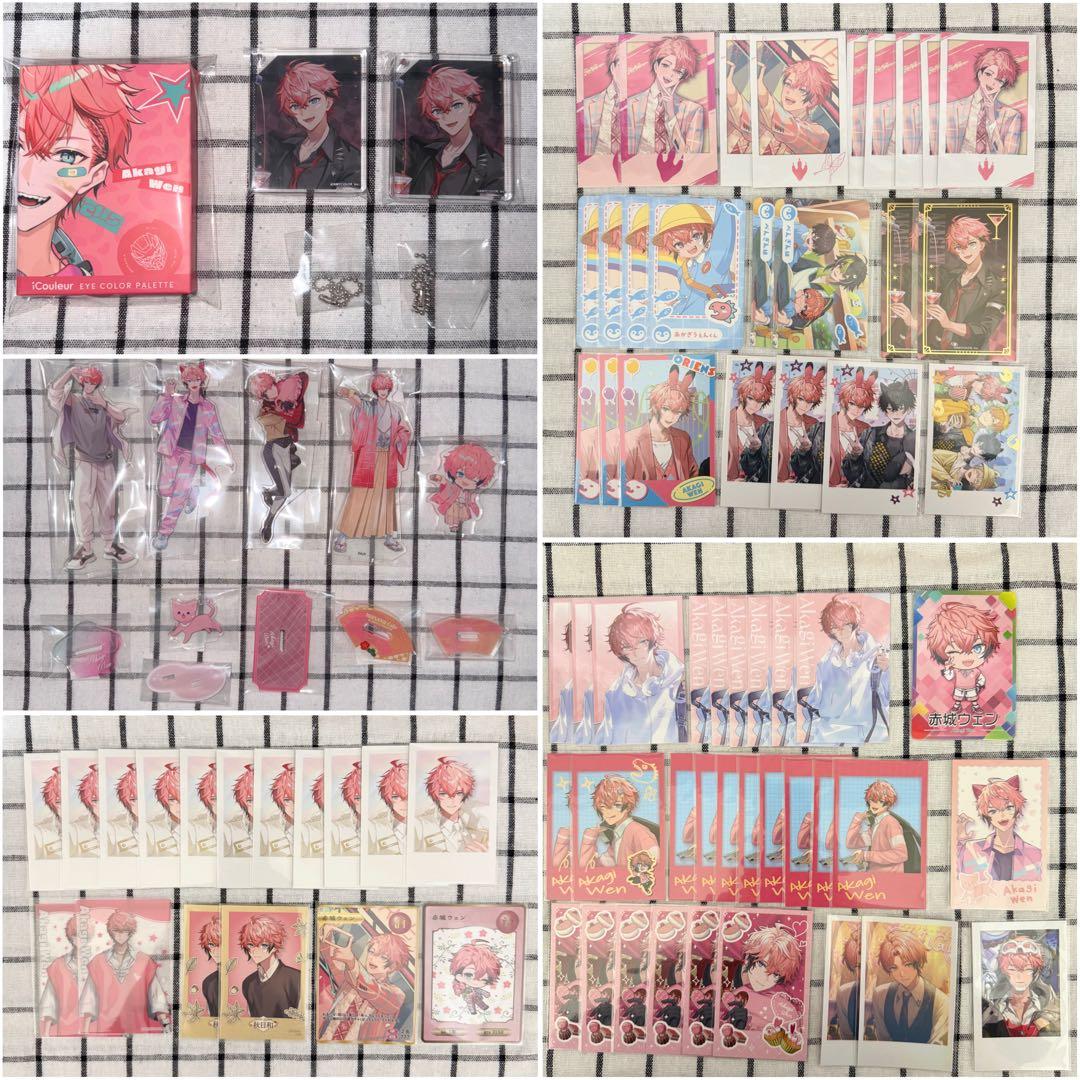 にじさんじ 赤城ウェン まとめ売り チェキ アクスタ 特典 コロッタ パレット