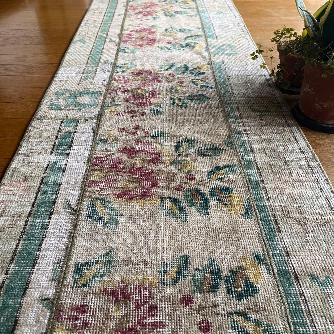 トルコヴィンテージラグNo.93 ランナーラグ