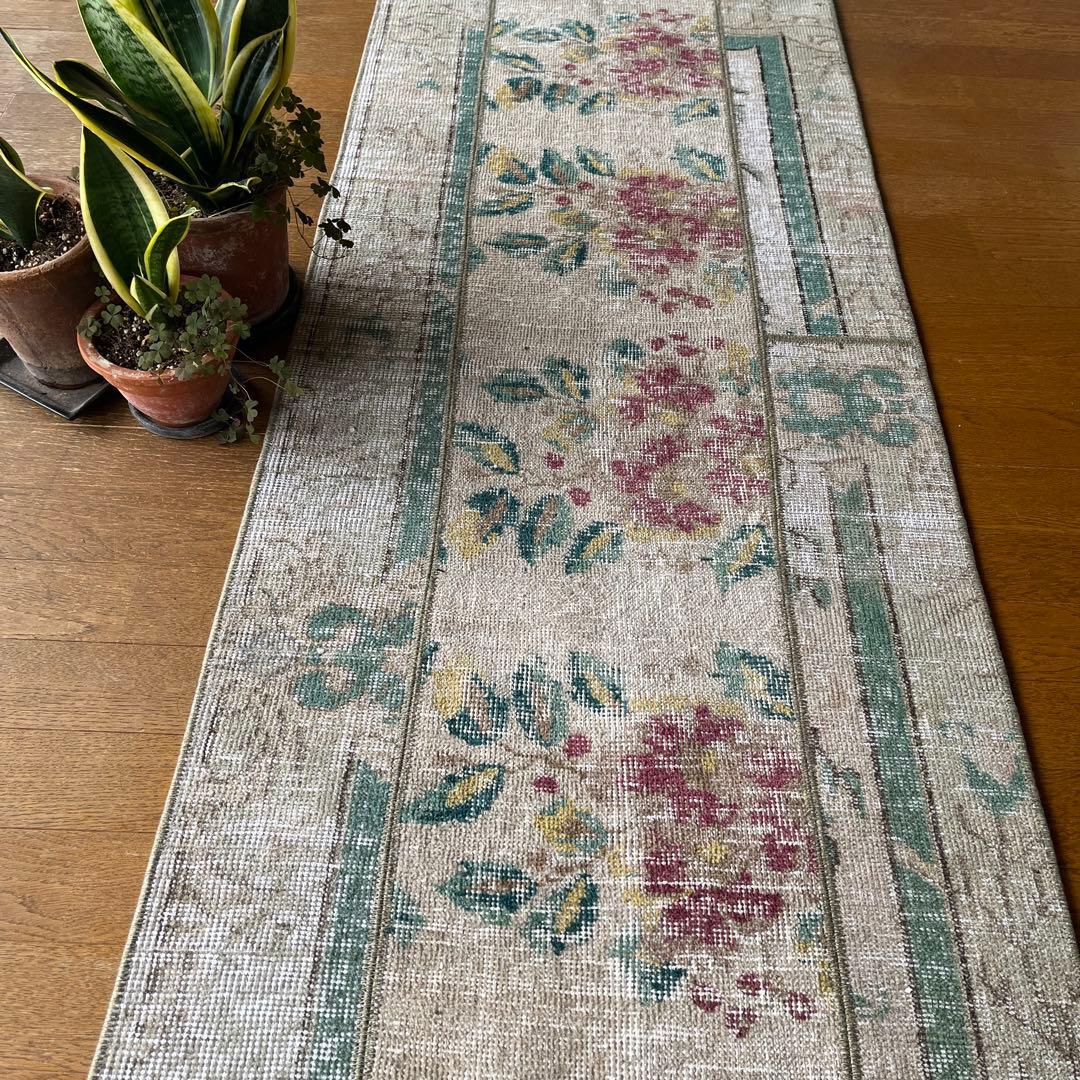 トルコヴィンテージラグNo.93 ランナーラグ