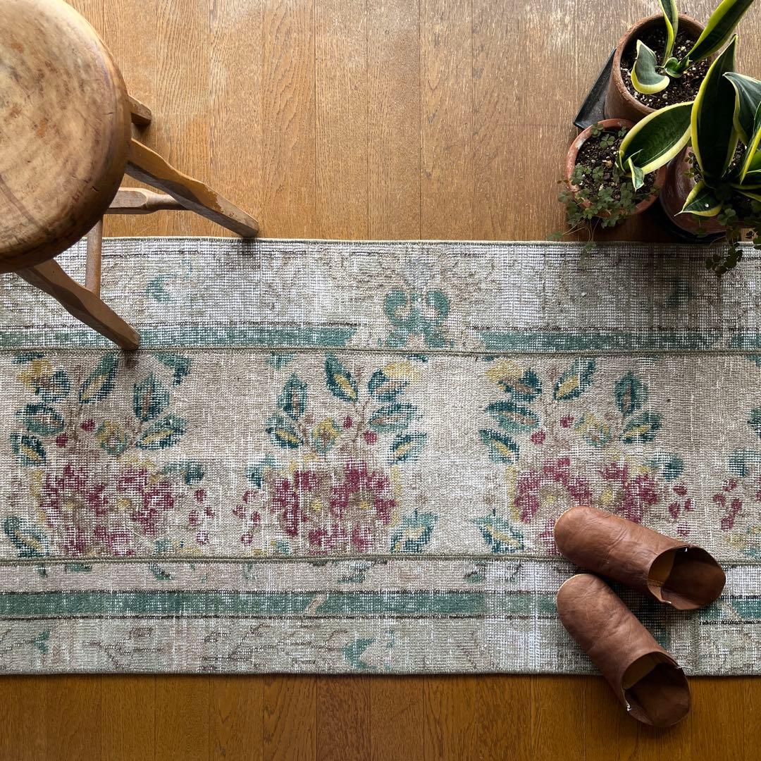 トルコヴィンテージラグNo.93 ランナーラグ