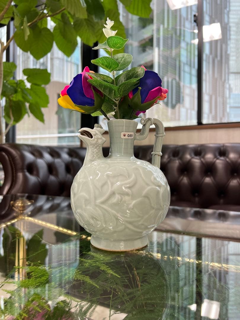 中国青磁壷　骨董　唐物　古美術　コレクション　日本骨董？！　江戸　青磁