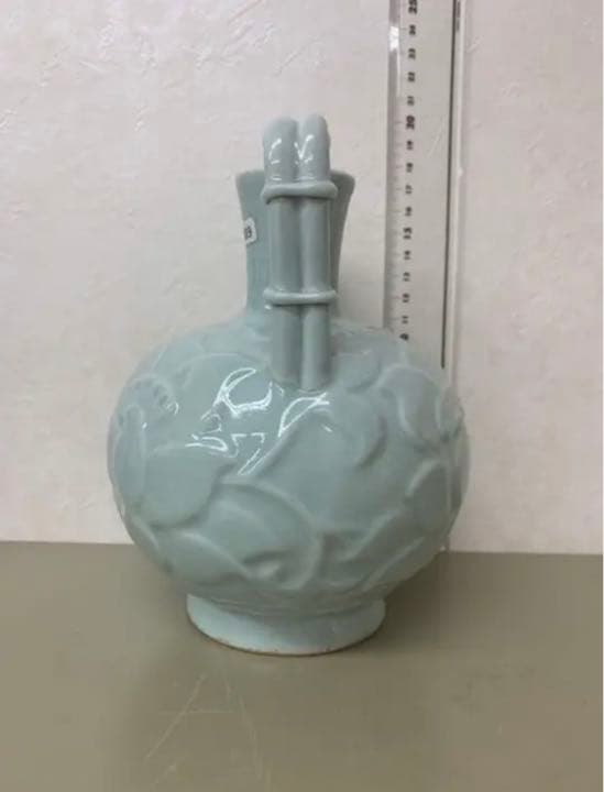 中国青磁壷　骨董　唐物　古美術　コレクション　日本骨董？！　江戸　青磁