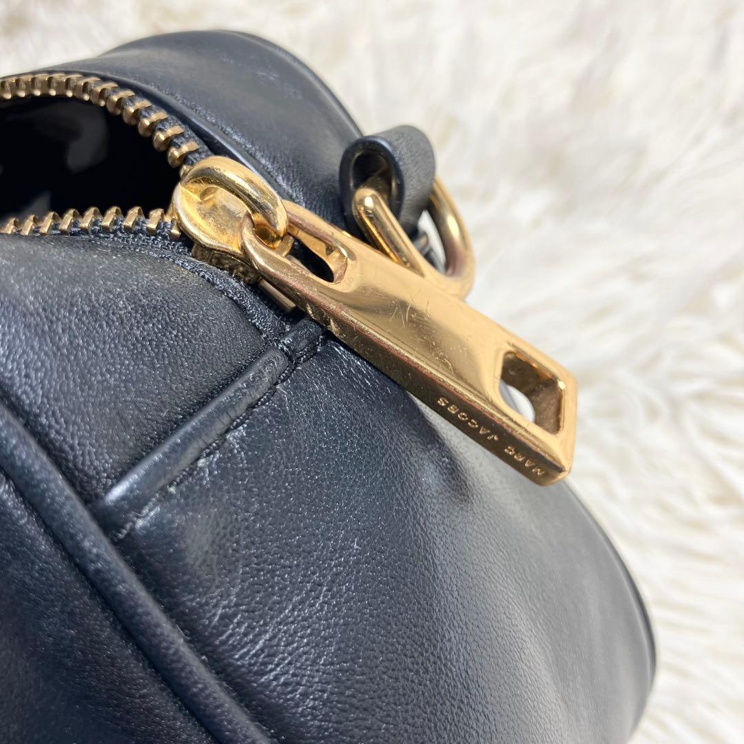 【美品】マークジェイコブス ＊カメラバッグ レザー ブラック