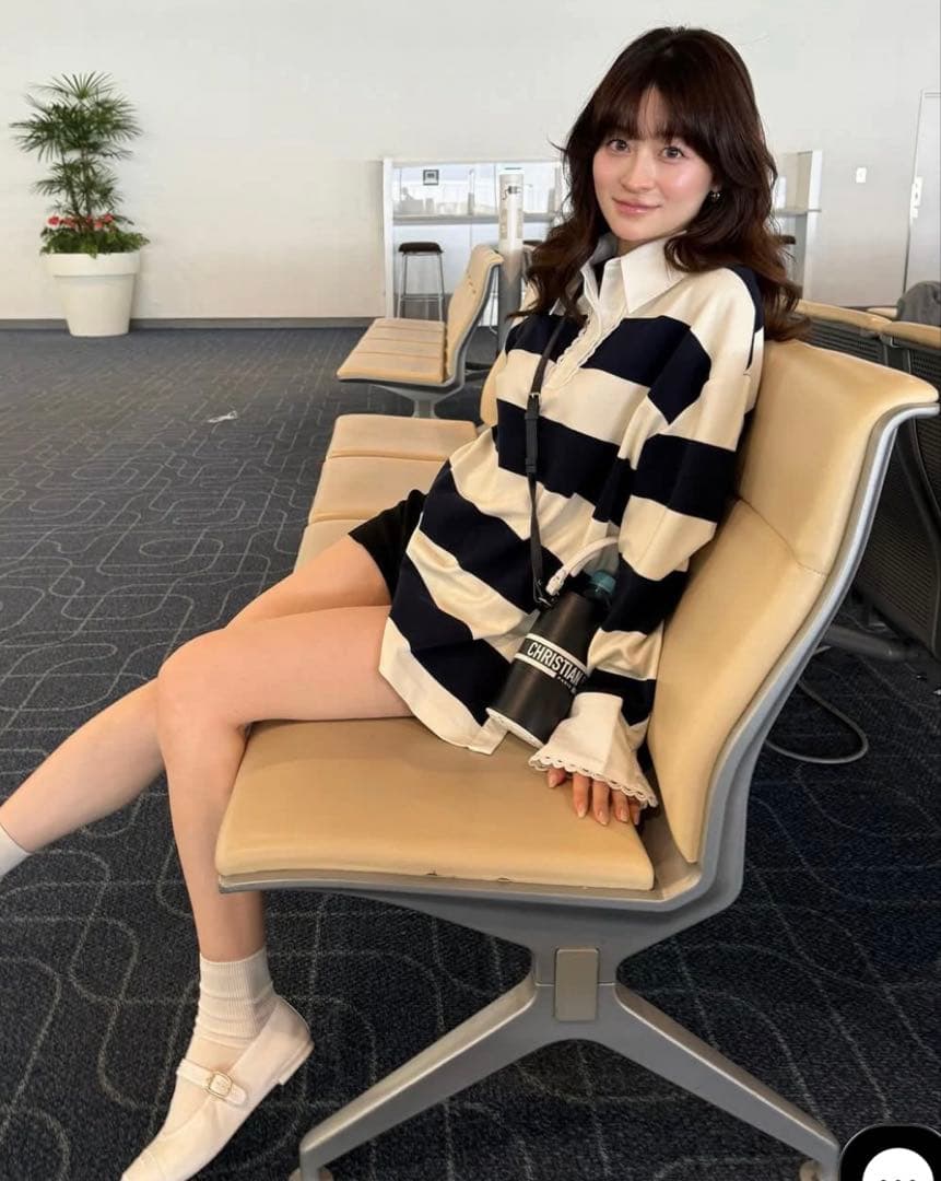 bibiy フランシーヌラグビートップス　美品