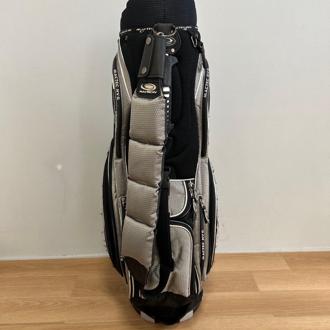 Mactec キャディバッグ 黒/シルバー