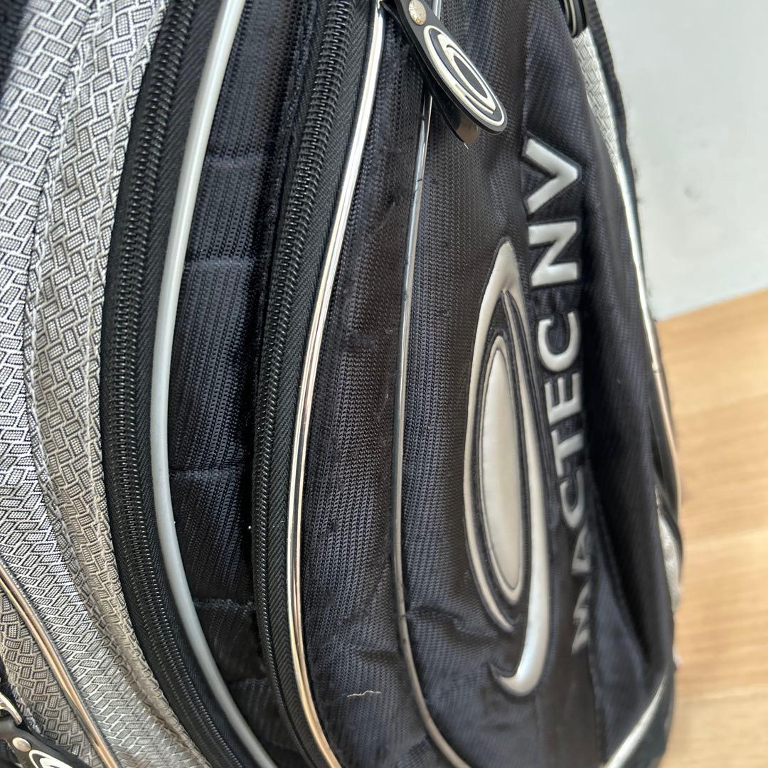 Mactec キャディバッグ 黒/シルバー